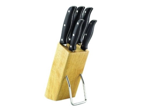 Knife Set with Wooden Block