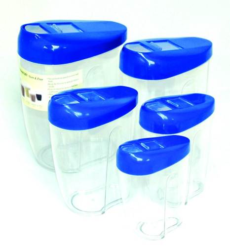 Plastic Store and Pour Set