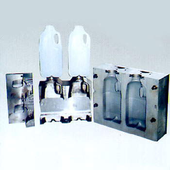 Two Cavities Blow Mold with Holdings Mold