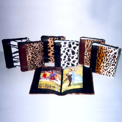 Fur Animal Print Cover - 1UP Photo Album