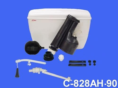 High Level Plastic Cistern (Round Edge)