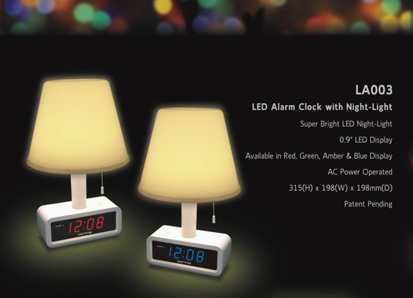 LED Light with Clock