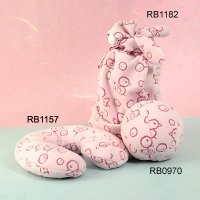 RB0970: 4.3 inches Ball RB1157: 8 inches Neck Supporter RB1182: 9 inches Hat