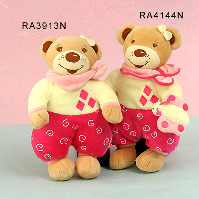 RA3913N: 8 inches Honey Bear,RA4144N: 8 inchesHoney Bear with Butterfly