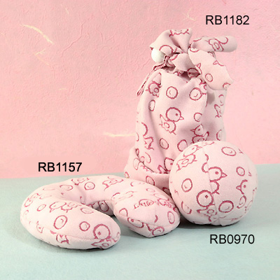 RB0970: 4.3 inches Ball,RB1157: 8 inches Neck Supporter ,RB1182: 9 inches Hat