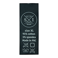 Printed Care Label