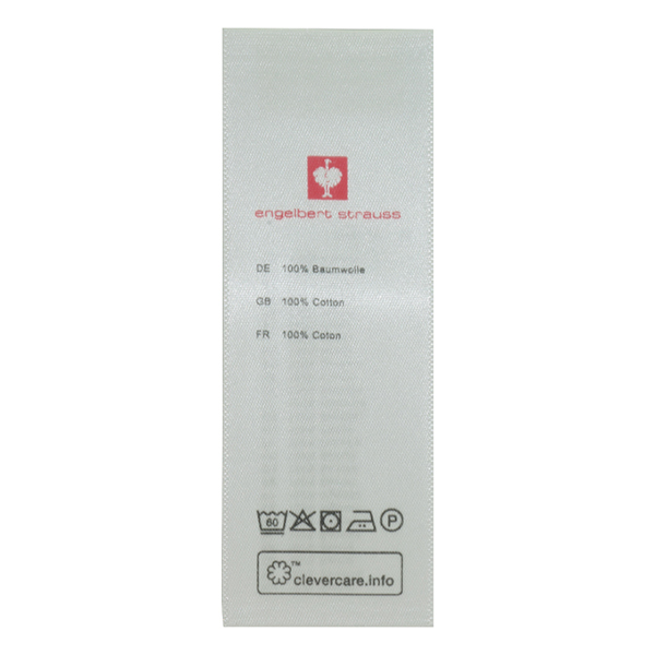 Printed Nylon Care Label