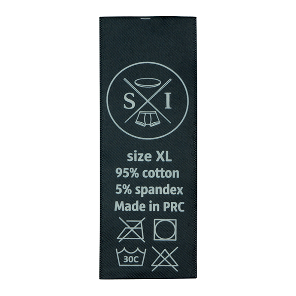 Printed Care Label