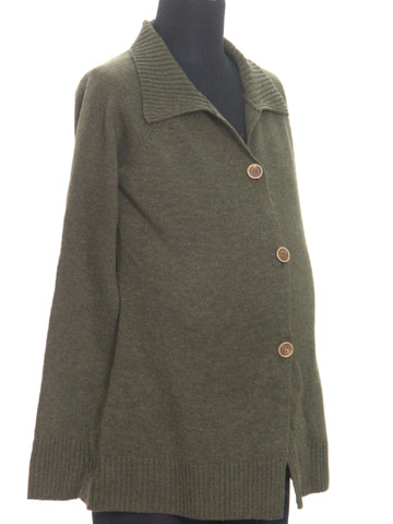 LADIES MATERNITY KNITTED L/S CARDIGAN