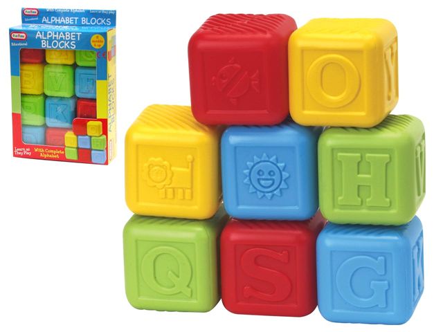 8Pcs Alphabet Blocks