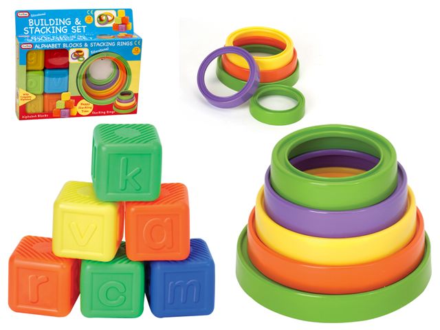 Alphabet Blocks & Stacking Rings