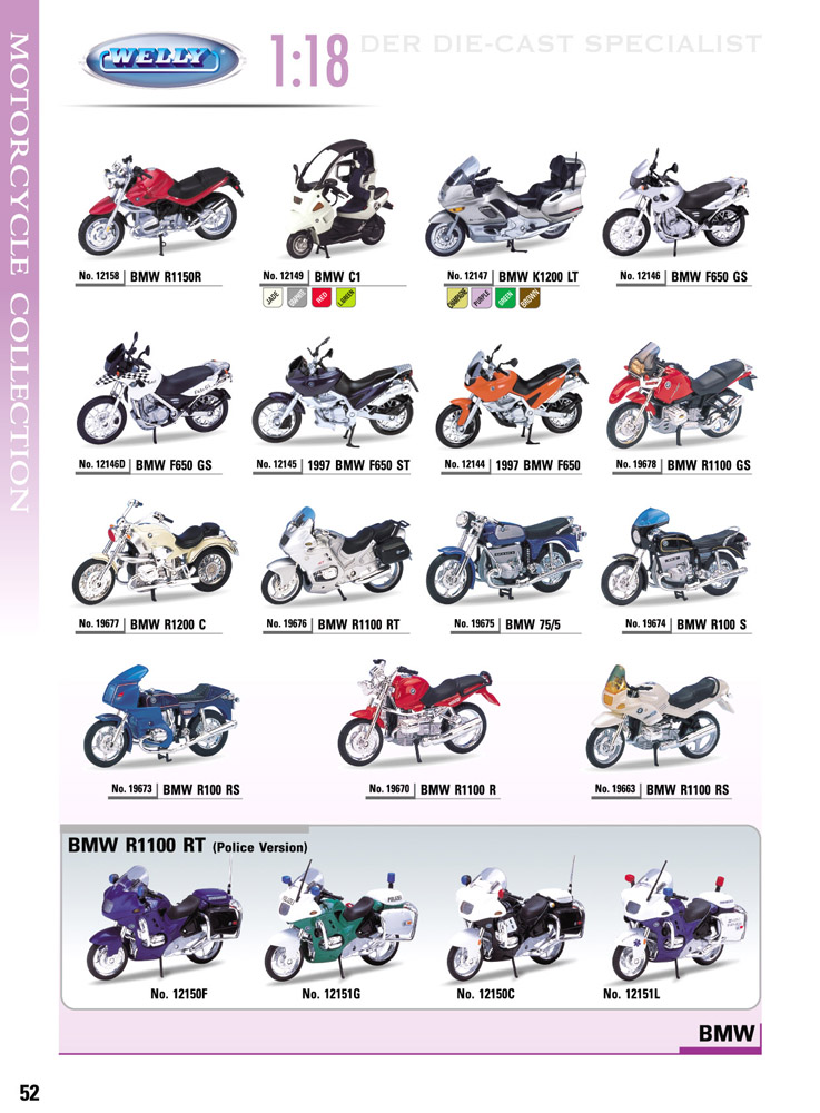 1:18 Motorcycle Collection