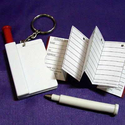 3 in 1 Address Book with Pen