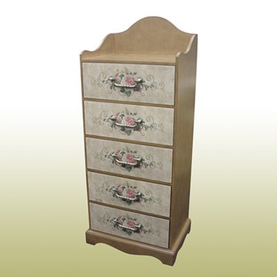 Sell Wooden 5 Drawers Storage Tower