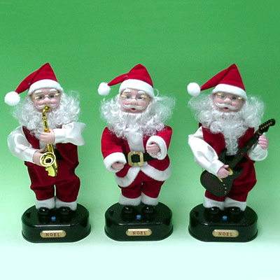 10 inches DANCING SANTA SERIES