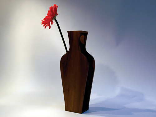 Wooden Vase
