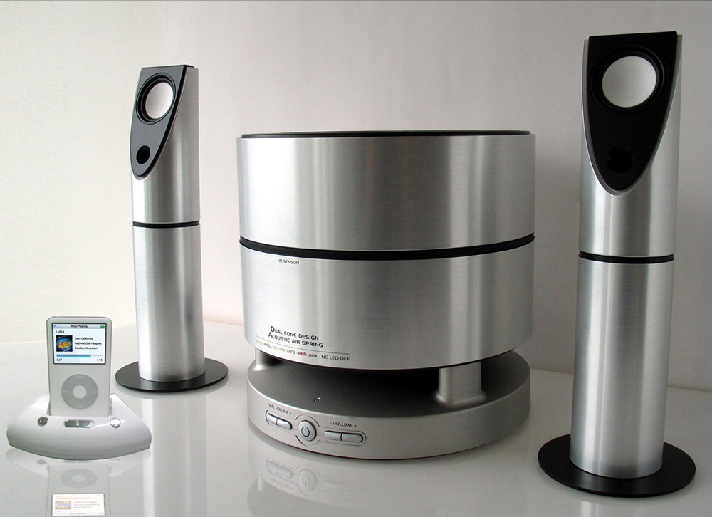 2.1 Metallic Cone Speaker System