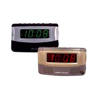 AC Powered 0.9 inches Alarm Clock Radio with Rotary Volume Control