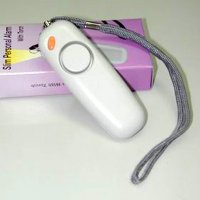 SLIM PERSONAL ALARM WITH LIGHT