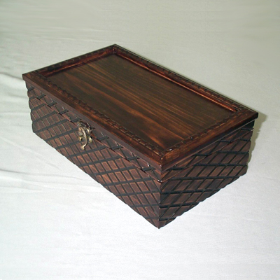 Alligator Deco Wooden Box