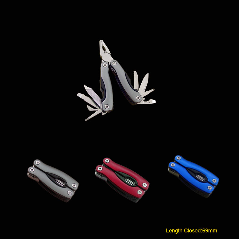 Mini-size Multi Function Tools With Anodized Aluminum Handle