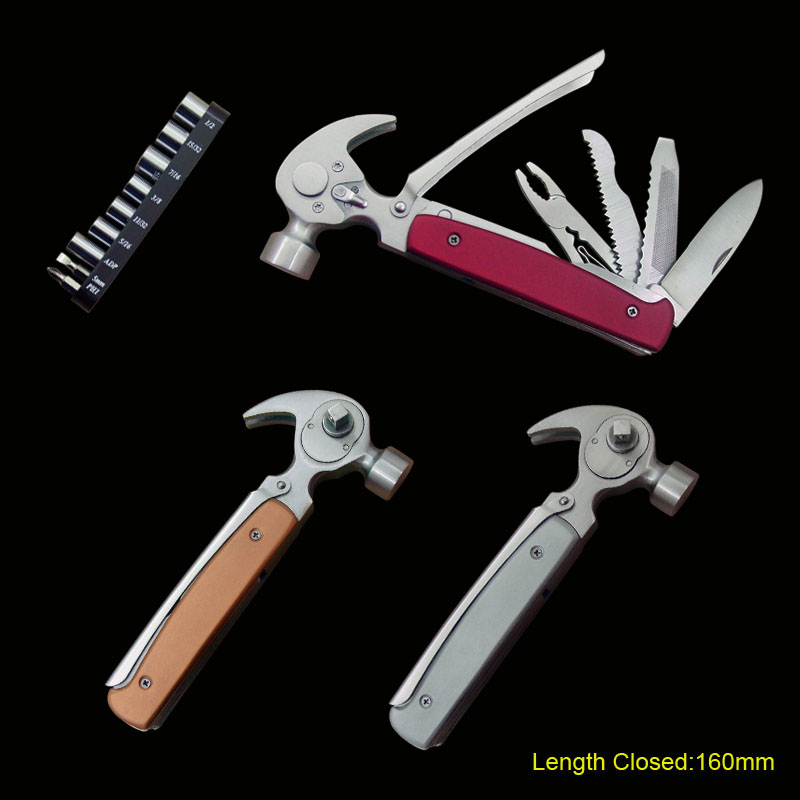 Multi Function Hammer & Pliers Tools With Bits
