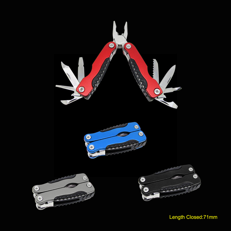 Mini-size Multi Function Tools With Anodized Aluminum Handle