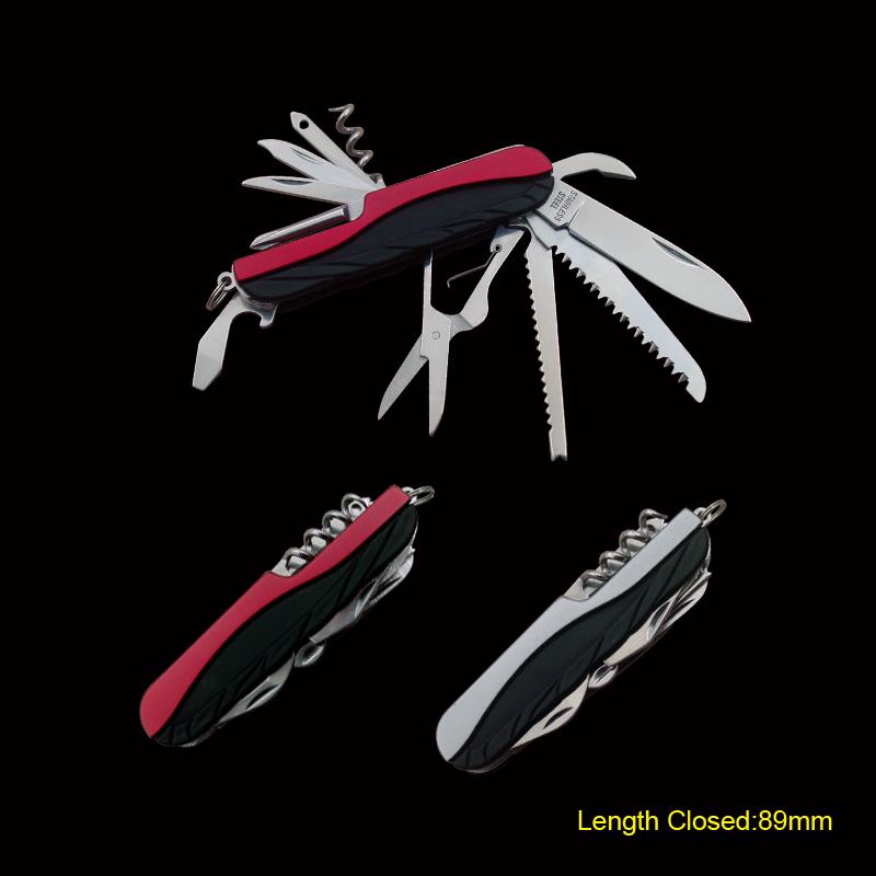 Multi-function Knife With Anodized Aluminium Handle