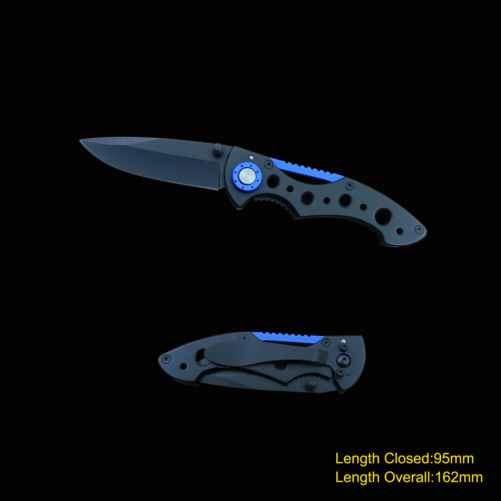 Folding Knife with Anodized Aluminum handle