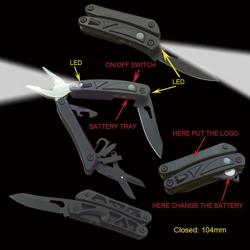 Top highest quality multi-fucntion tool with 2 LED