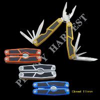 Multi-tool With Anodized Aluminum Handle With Rubber Inlay (#8128r)