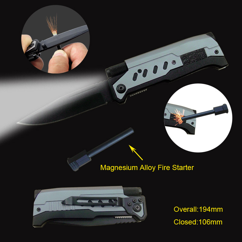 Sell Deluxe Pocket Knife with LED Flashlight