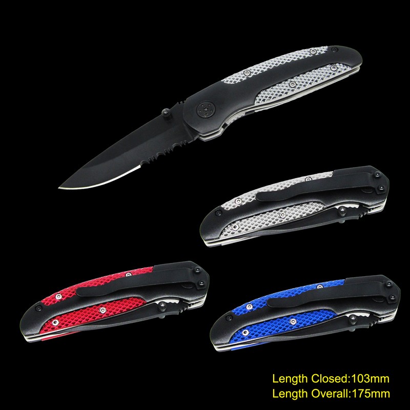 Sell Pocket Knife With Anodized Aluminium Handle