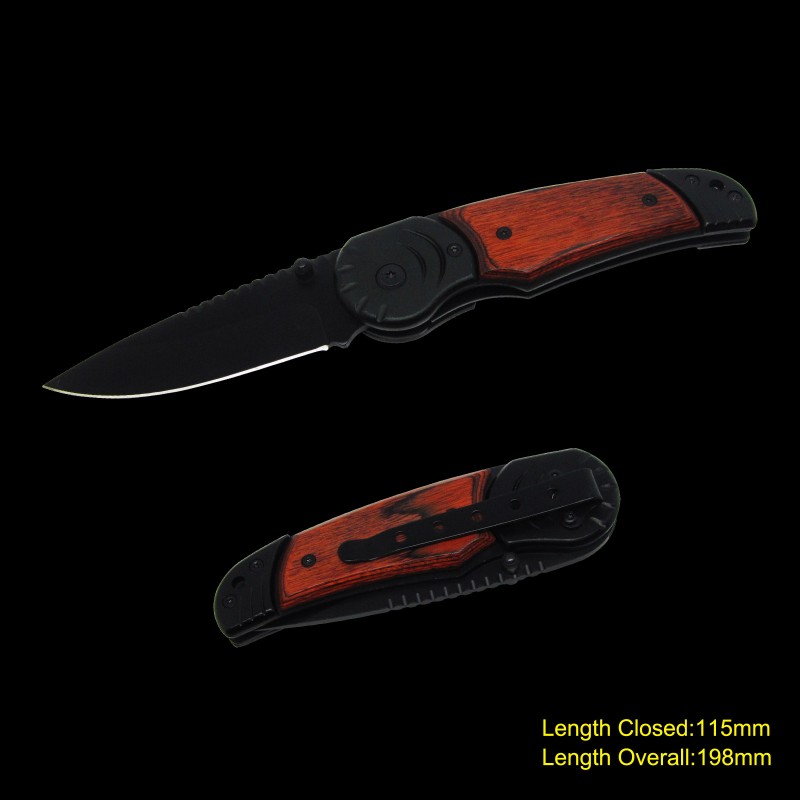 Sell Folding Knife with Wooden Handle