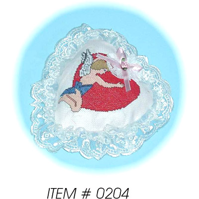 Cross-stitch pin cushion