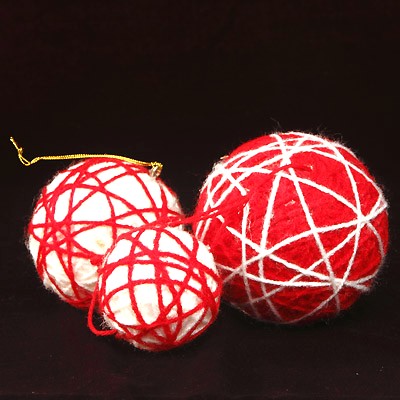 Yarn Ball Ornament