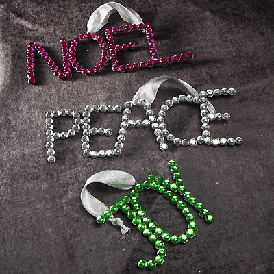 Sell Gemmy Word Ornament