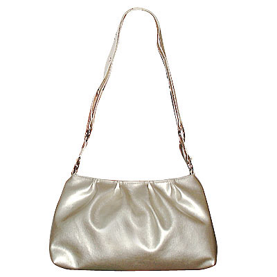 Silver PVC Ladies Bag
