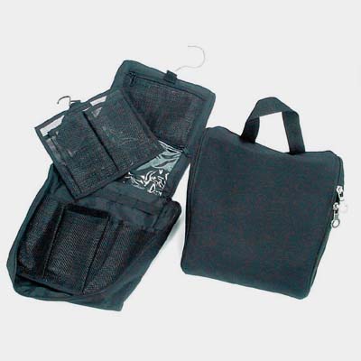 Sell Microfiber Toiletry Bag with Detachable Accessories Mesh pocket with Hook