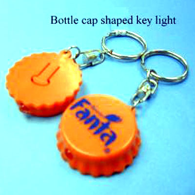 Bottle cap shaped key light
