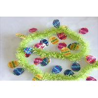 2M Easter Tinsel with Eggs, TIN-2321