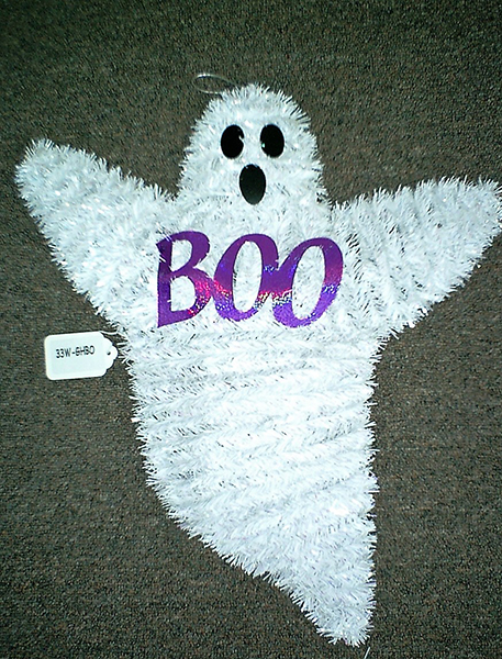 53cm Halloween Wall and Door Decoration - White Ghost