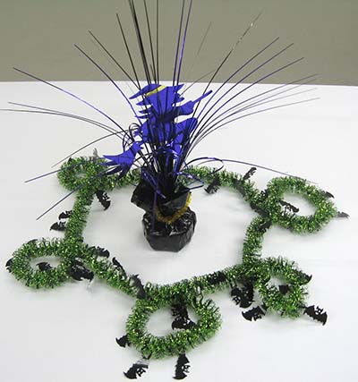 Balloon Weight and Tinsel - Witch and Bat