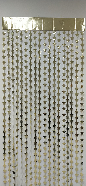 1M L X 2M H STAR CURTAIN IN SILVER