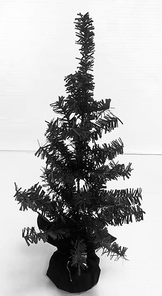 38cm Spooky Black Tree for Halloween