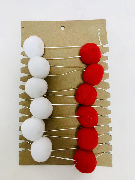 Colorful Pom Pom Garland - 3cm x 1.8M Long