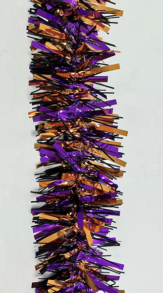 10cm x 2M x 5ly Halloween Chunky Tinsel