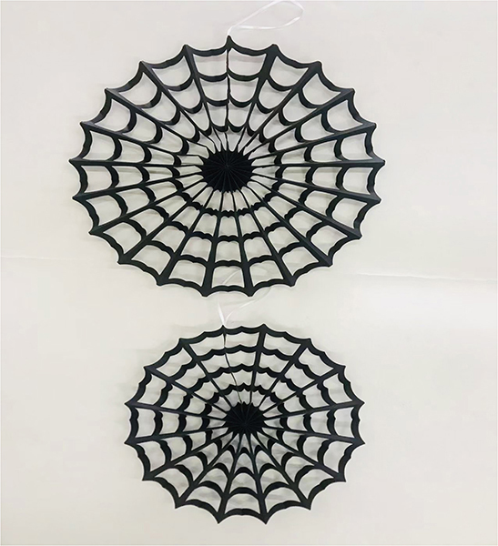 Halloween Paper Spider Net