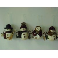 Sell LITTLE SNOWMAN HANGING DECORATION