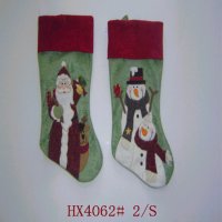 Sell STOCKING DECORATION - SNOWMAN, SANTA